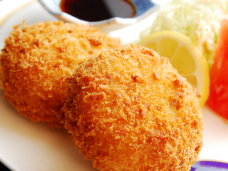 自家製カニクリームコロッケ